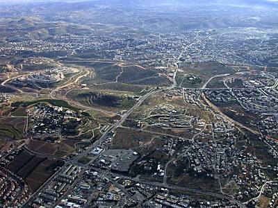 Foto aérea de Belen (la ciudad de David)