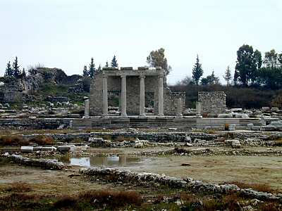 Miletus agora with public building