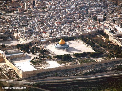 Temple Mount aerial from southeast
