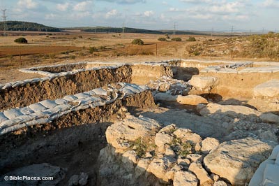 gath excavations bibleplaces safi iron age tell es