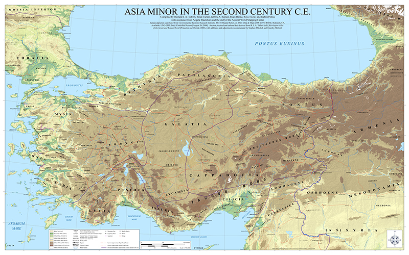 Map Of Asia Minor Countries 